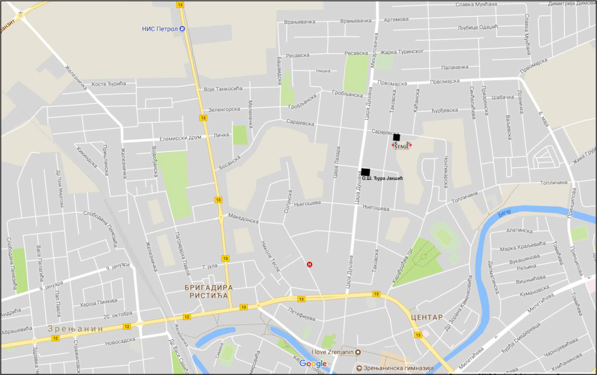 Mapa gde se nalazimo